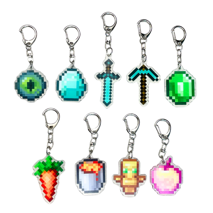 마인크래프트 아이템 키링