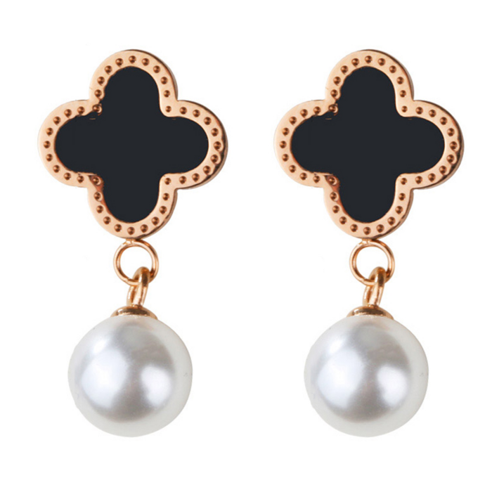 수스다 오닉스드롭 귀걸이 earring 패션귀걸이 대표 이미지 - 오닉스 추천