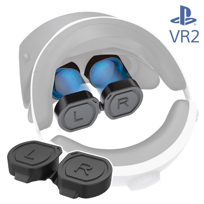 IPEGA 플스5 PS5 VR2 렌즈 헤드셋 안경 먼지 흠집 차단 보호 실리콘 캡 덮개 커버 케이스 대표 이미지 - VR 게임 추천
