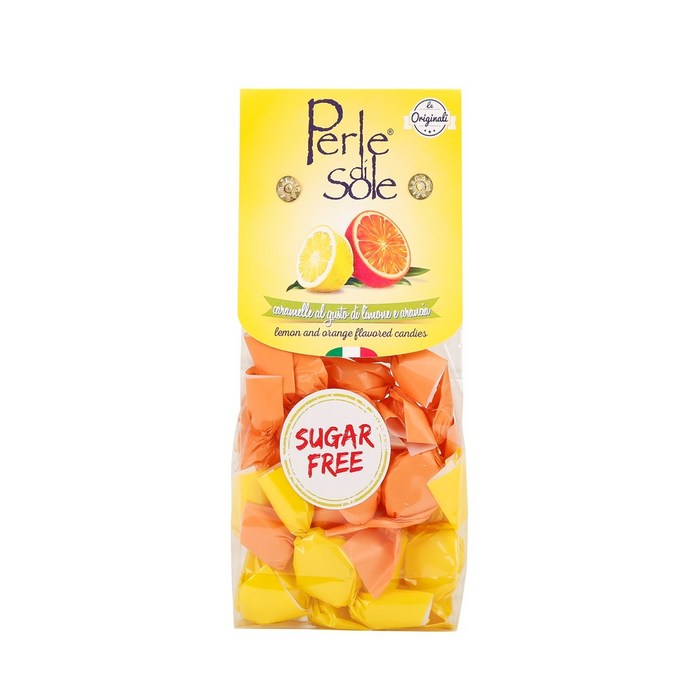 페르디솔레 포지타노 레몬 + 오렌지 혼합맛 슈가프리 캔디, 100g, 1개 대표 이미지 - 이탈리아 레몬사탕 추천