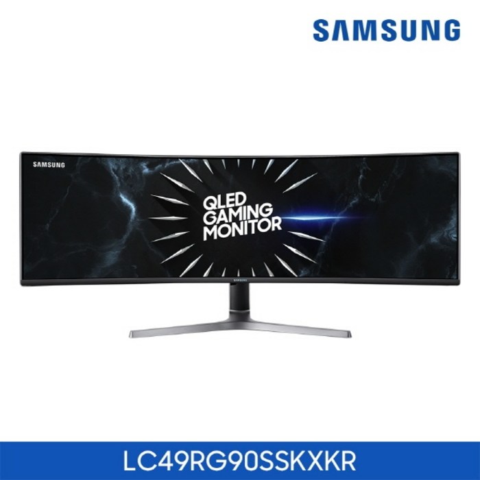 [삼성전자] 삼성QLED슈퍼와이드게이밍커브드모니터120Hz C49RG90 [삼성 직배송] 대표 이미지 - 삼성 C49RG90 추천