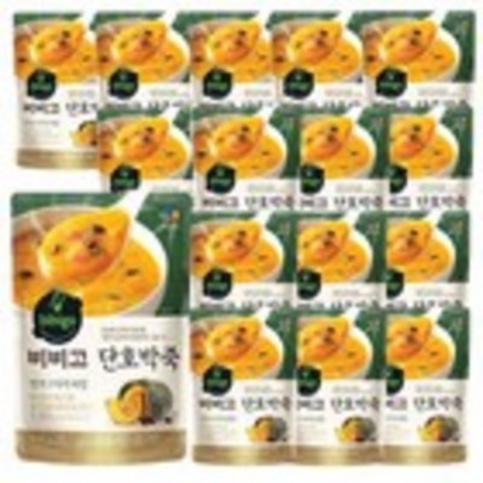 비비고 단호박죽 450g, 16개 대표 이미지 - 호박죽 맛있는 거 추천