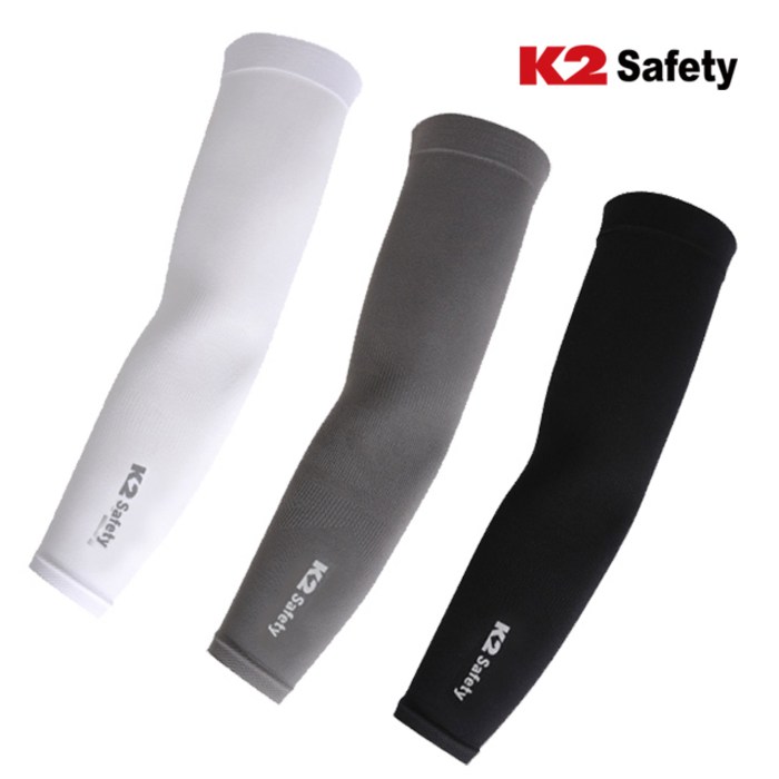 K2 safety 베이직 쿨토시 자외선차단 팔토시 아이스쿨토시, 화이트 대표 이미지 - UV차단 쿨토시 추천