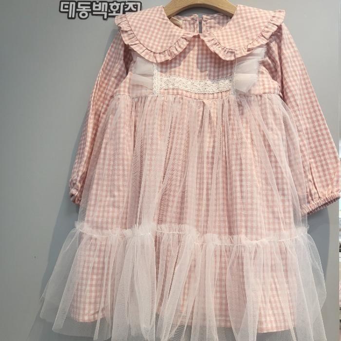[치크]논현점@@@23년 신상품###추석선물 추천상품###공주 원피스$$고방체크 샤랄라 원피스CKOW23870