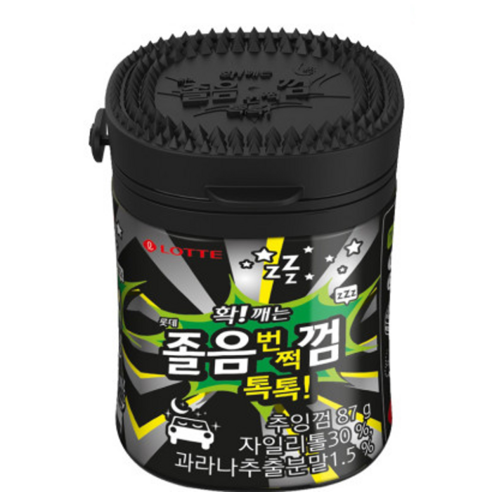 졸음 번쩍껌 톡톡, 87g, 4개 대표 이미지 - 졸음방지 껌 추천