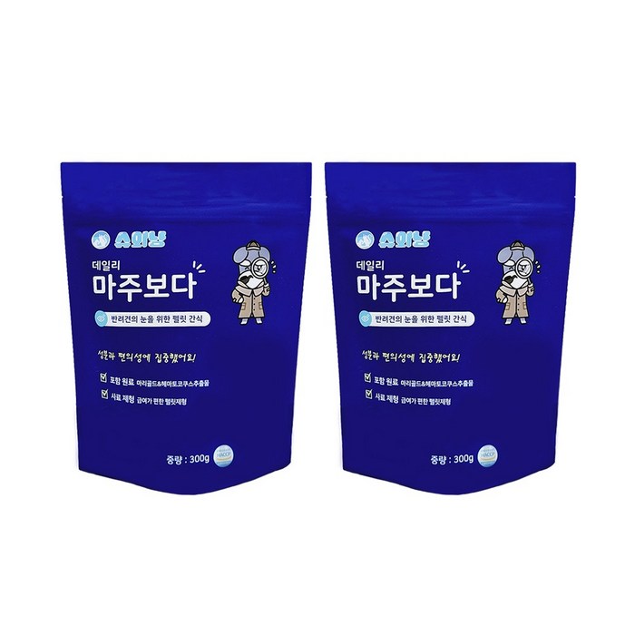 슈와냥 마주보다 300g 강아지영양제 눈 영양제, 눈물개선눈건강, 2개