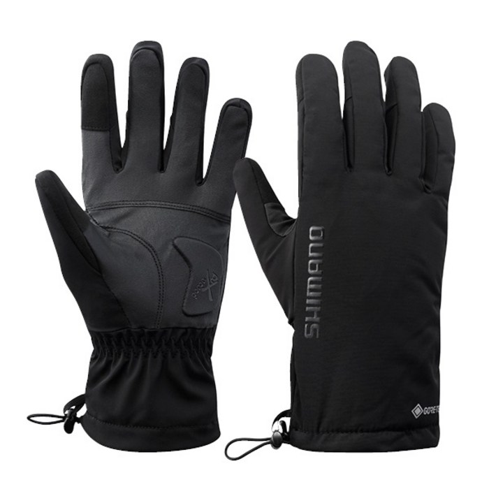 Shimano 고어텍스 그립 프리마로프트® 장갑, 블랙, 1개