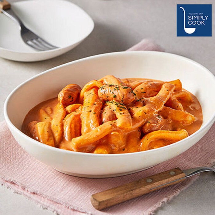 [심플리쿡]분모자로제누들떡볶이, 단품 대표 이미지 - 심플리쿡 밀키트 추천
