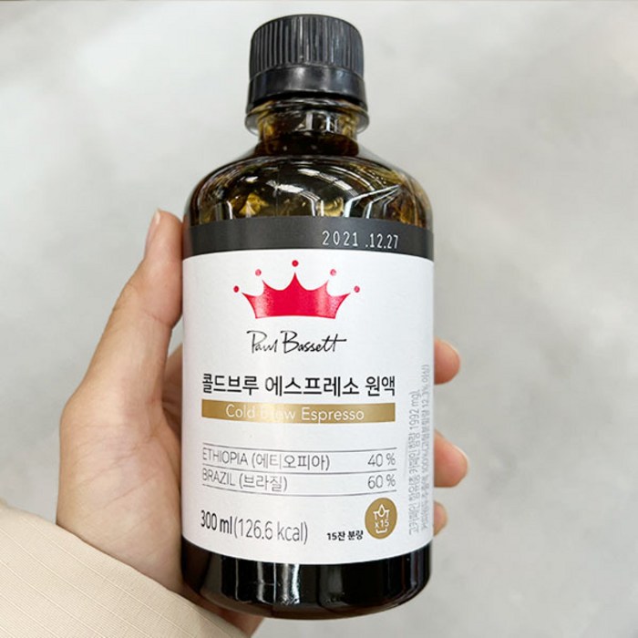 폴바셋 콜드브루 에스프레소 원액 300ml X 1개, 아이스보냉백포장 대표 이미지 - 폴바셋 추천