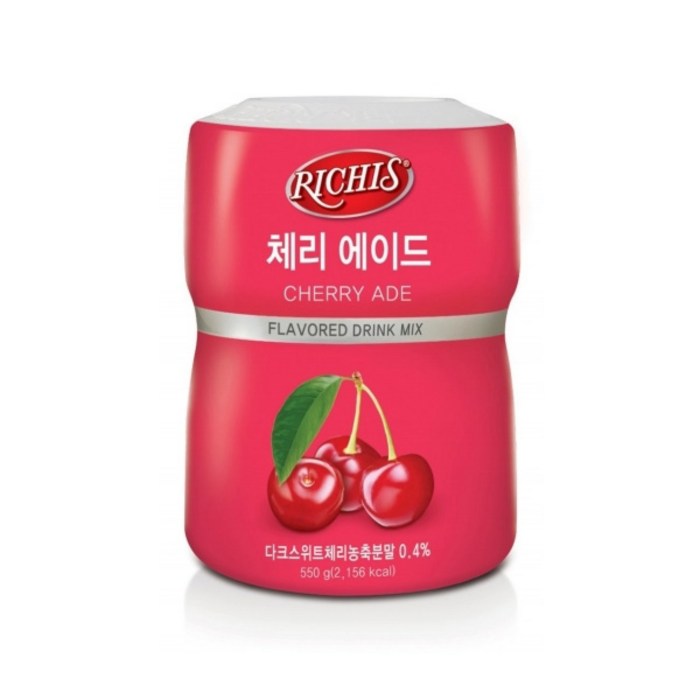 (주)동서 리치스 체리 에이드, 550g, 6개 대표 이미지 - 동서 리치스 추천