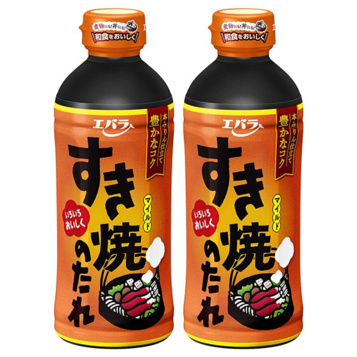 에바라 스키야키 소스 500mL 2팩 대표 이미지 - 스키야키 추천