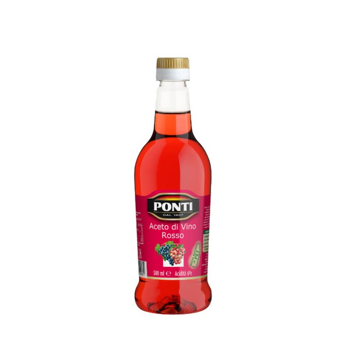 쉐프스월드 PONTI 폰티 레드와인 식초 500ML, 1개 대표 이미지 - 폰티 식초 추천