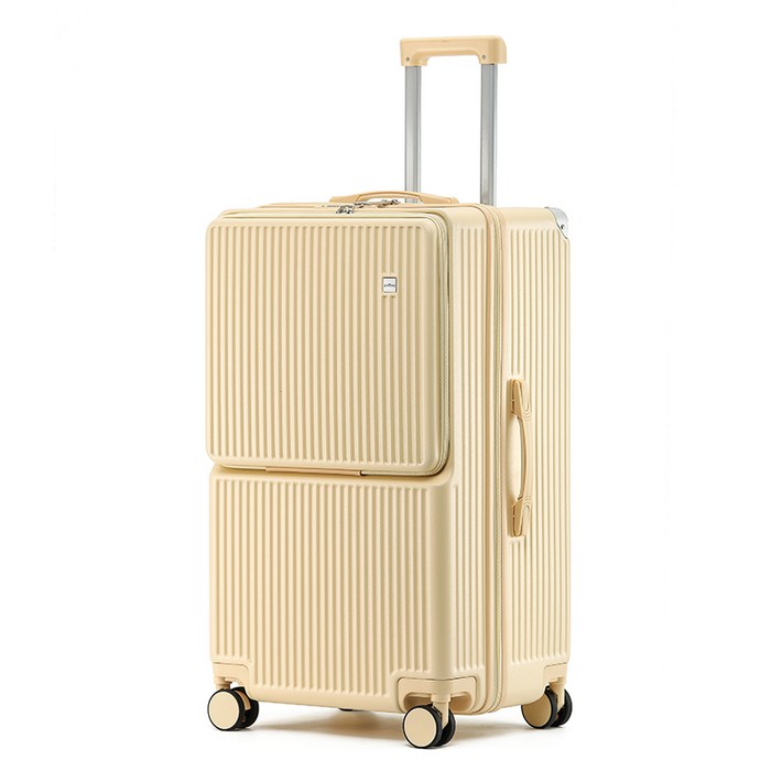 YINUO 3년무상AS 프론트 클로저 대용량 캐리어 USB 충전포트 핸드폰 거치대 멀티 패션 캐리어 노트북 수납이 가능한 비즈니스 캐리어