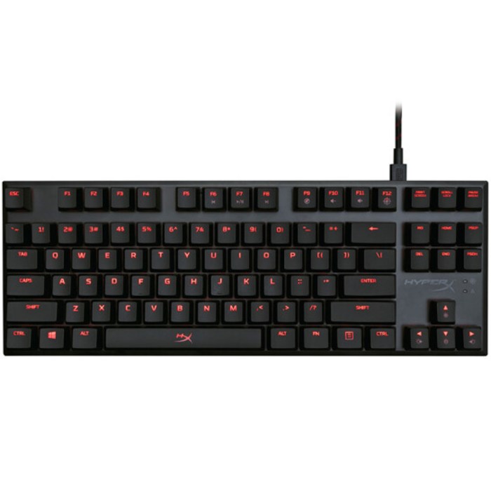 킹스톤 하이퍼엑스 HyperX Alloy FPS Pro Cherry MX 적축 / 청축 게이밍 키보드, 87키 체리 MX 청축 대표 이미지 - 하이퍼엑스 키보드 추천