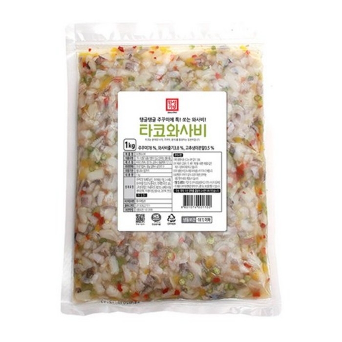 한성 냉동 타코와사비 1kg, 옵션1. 한성 타코와사비 1kg 대표 이미지 - 타코와사비 추천