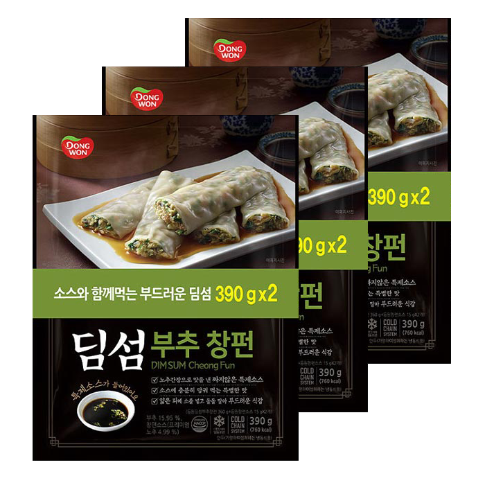 [동원 F&B] 동원 딤섬 부추장펀 390g x 6봉, 상세 설명 참조 대표 이미지 - 새우만두 추천