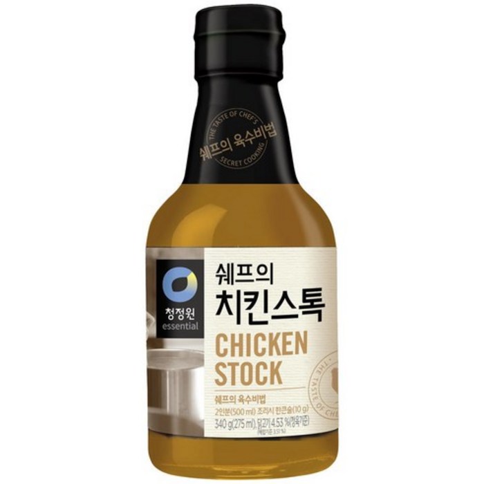 청정원 쉐프의 치킨스톡, 340g, 2개 대표 이미지 - 치킨스톡 추천