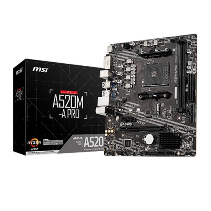 MSI A520M-A PRO 대표 이미지 - AMD 메인보드 추천