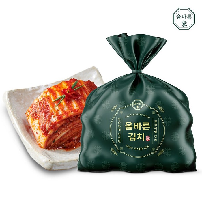 박정수의 올바른 김치세트 5kg(포기3kg+총각2kg) 국내산 배추 주문 김장 맛있는김치 대표 이미지 - 맛있는 김치 추천