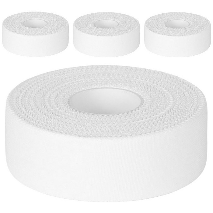 파쿠스 스포츠 면 테이프 씨테이프 C-TAPE 화이트 2.5cm x 13.7m, 4개, 1개입 대표 이미지 - 클라이밍 초크 추천