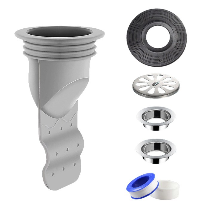 냄새 벌레 차단 하수구 매직 트랩 (태프론 테이프 증정), 1개 대표 이미지 - 하수구 트랩 추천