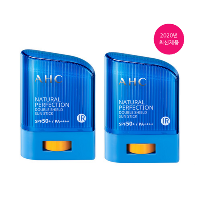 AHC 내추럴 퍼펙션 더블 쉴드 선스틱 SPF50+/PA++++, 2개, 14g 대표 이미지 - 라네즈 크림스킨 추천