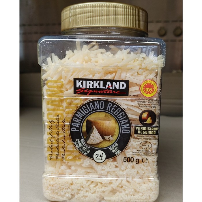 KIRKLAND Signature 커클랜드 파르미지아노 레지아노 슈레드 치즈 500g (이탈리아) 대표 이미지 - 파르미지아노 레지아노 치즈 추천