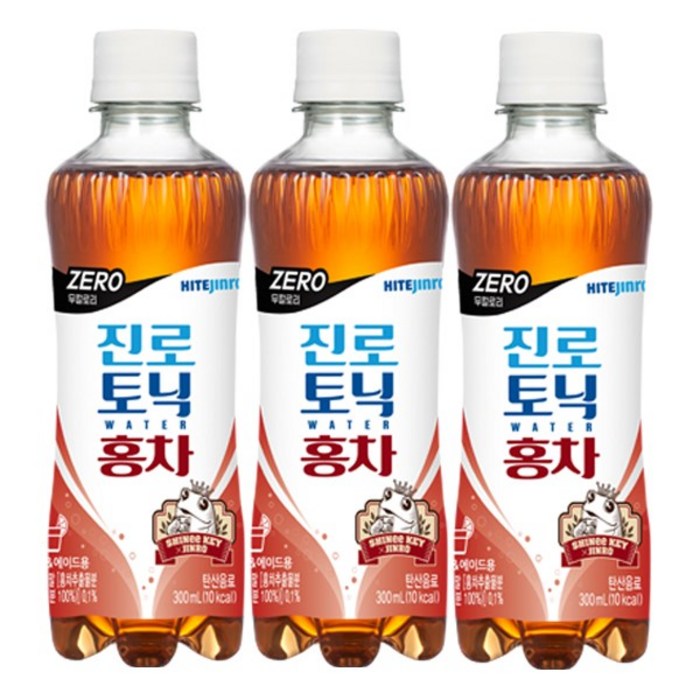 하이트진로 토닉워터 홍차 키이즈백 300ml x 12개 대표 이미지 - 진로토닉 추천