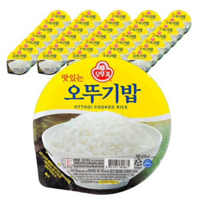 오뚜기 맛있는 오뚜기밥, 200g, 36개 대표 이미지 - 오이시쿠나레 추천