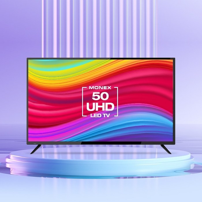 디엘티 모넥스 M503683UT 127cm 50TV 4K UHD LED TV 대형 거실 중소기업 TV, 6.형 스탠드 방문 이동 설치 [스탠드 포함] 대표 이미지 - 미니 LED TV 추천