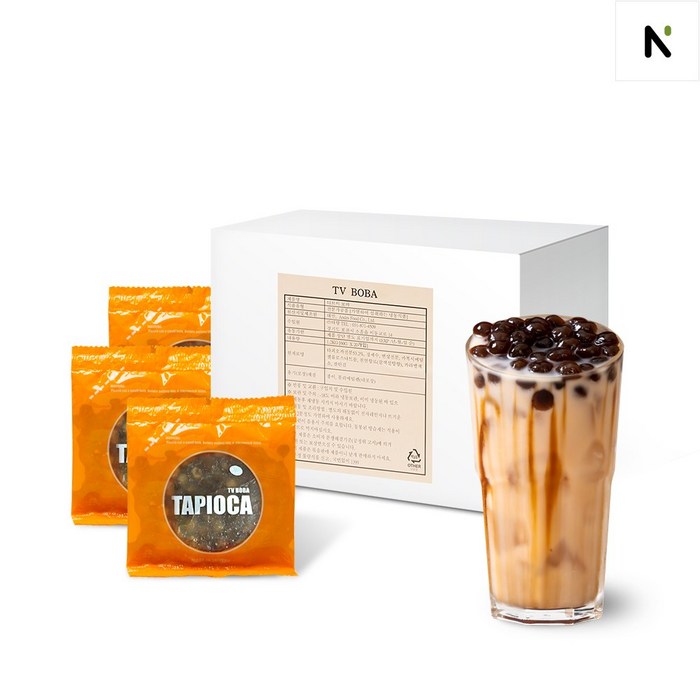 네이쳐티 블랙 보바 즉석펄 60g(20개입) 단품, 1200g, 1개 대표 이미지 - 초코라떼 추천