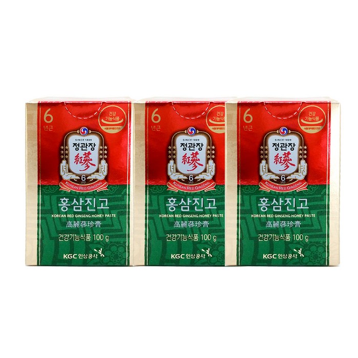정관장 홍삼진고 100g 당일발송, 3병 대표 이미지 - 홍삼정 추천