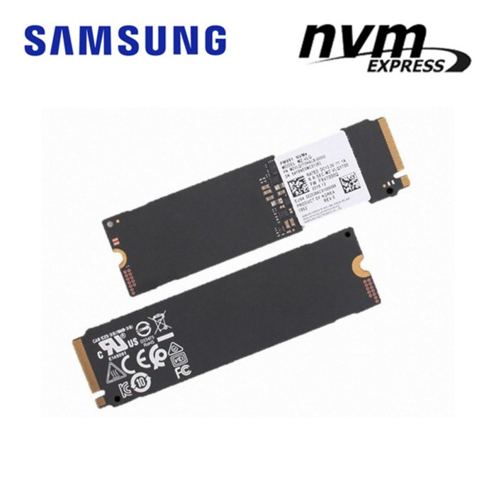 삼성전자 PM991 M.2 NVMe SSD 벌크 128GB 대표 이미지 - 마이크론 SSD 추천