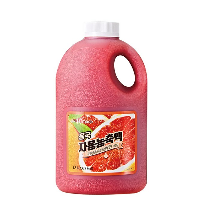 흥국에프앤비 냉장포장자몽농축액1.5L 2개, 2, 1.5L 대표 이미지 - 라임주스 추천