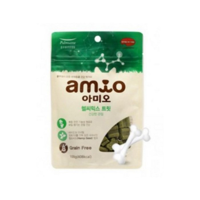 아미오 헬씨믹스 트릿 건강한 관절 반려견용 간식, 사골, 5개 대표 이미지 - 강아지 관절 영양제 추천