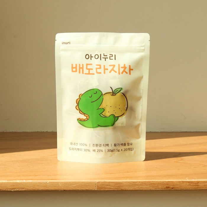 아이누리 아기 배도라지차 티백, 30g, 1개 대표 이미지 - 목에 좋은 차 추천