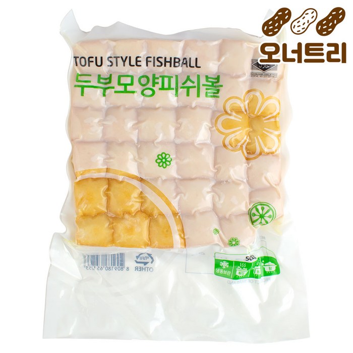 랜시 두부모양 피쉬볼 500g, 1팩 대표 이미지 - 피쉬볼 추천