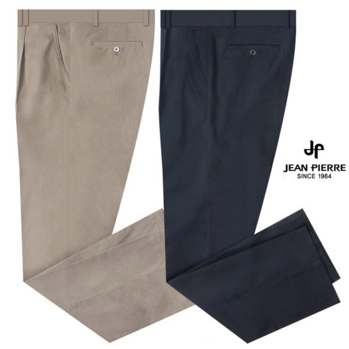 쟌피엘 봄가을 남자바지 일자면바지 치노팬츠 JP사방스판면바지 빅사이즈바지 대표 이미지 - 치노팬츠 추천