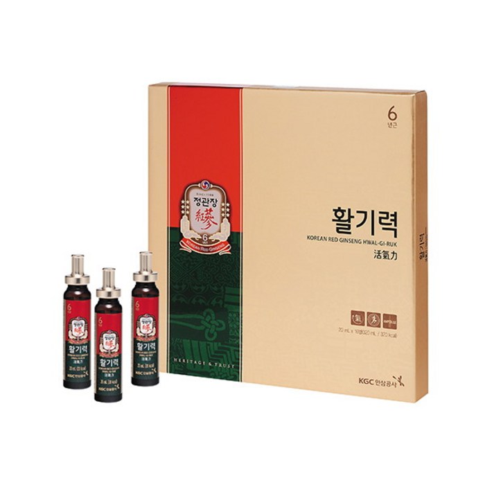 정관장몰 활기력 20ml, 16병 대표 이미지 - 홍삼스틱 추천