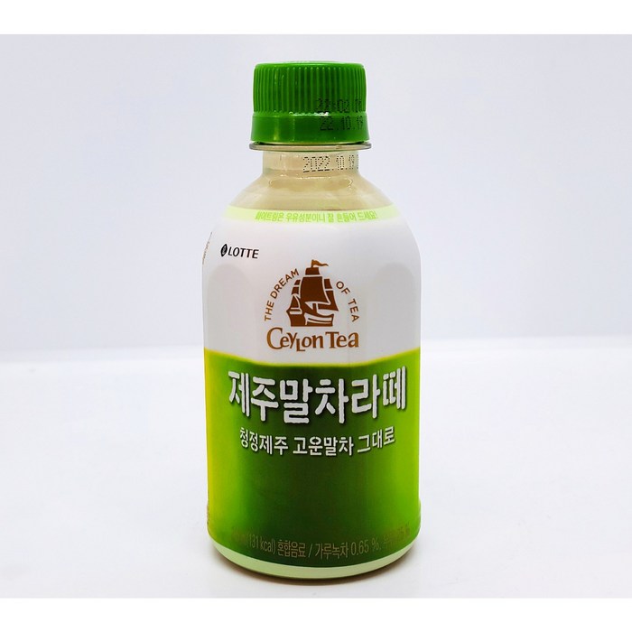 롯데 제주 말차 라떼 240ml x 24개, 1세트 대표 이미지 - 말차 추천