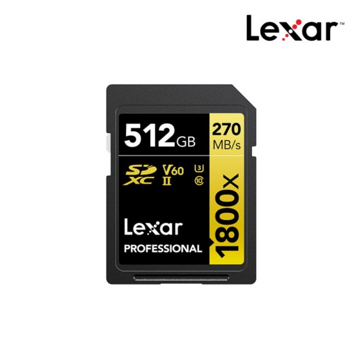 렉사 Professional 1800x SD카드, 512GB 대표 이미지 - 렉사 SD카드 추천