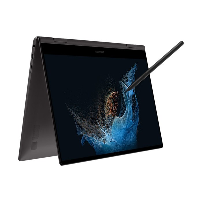 삼성전자 갤럭시북2 프로360 NT930QED-K71A, NT930QED-K71AG, WIN11 Home, 16GB, 512GB, 코어i7, 그라파이트 대표 이미지 - 윈도우 노트북 추천