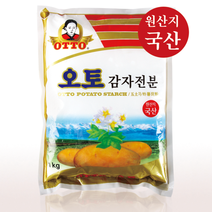 [영흥식품] 오토감자전분국산100% 1kg, 1개 대표 이미지 - 감자전분 추천