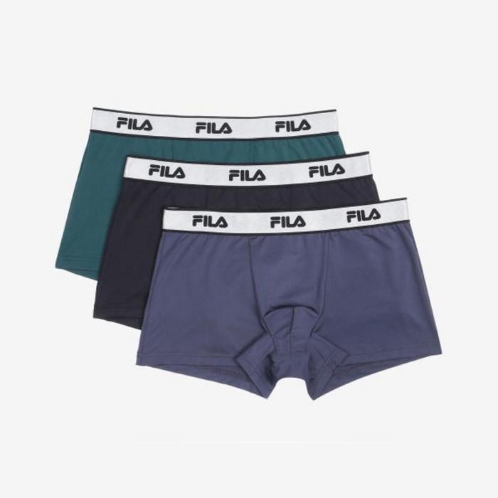 [FILA]모던 쿨 드로즈 3매입_FI4DRD2411M_BLK 대표 이미지 - 휠라 팬티 추천
