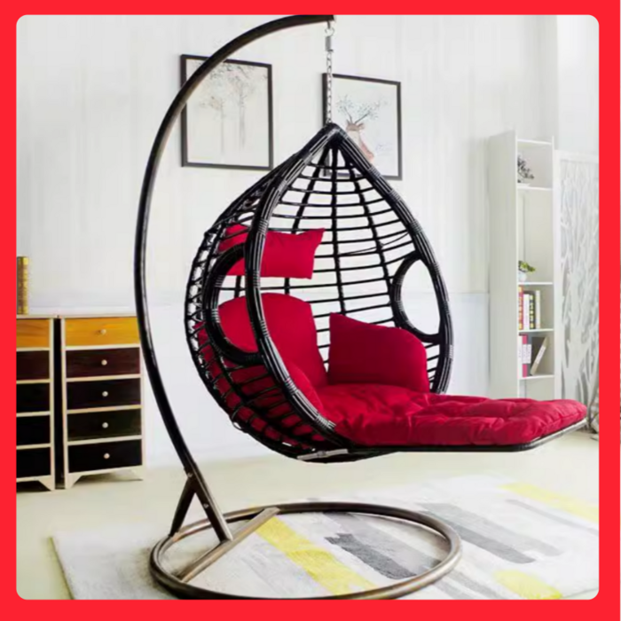 쎄련 안락 그네 흔들 의자 1인용 행잉 엔틱 스윙 라탄 쇼파 체어