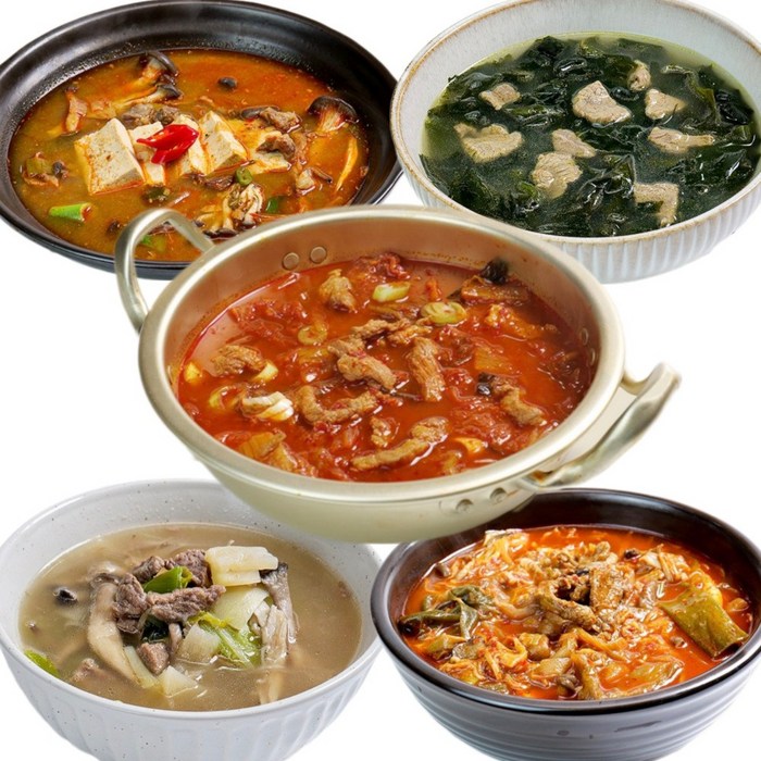 남선생홈푸드 국 찌개 밀키트 5팩(10인분) 정말간편식, 5개, 400g 대표 이미지 - 찌개 밀키트 추천