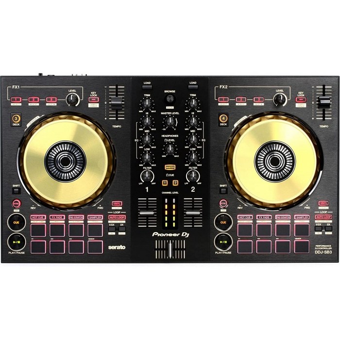 Pioneer DJ DDJ-SB3-N 2덱 Serato DJ 컨트롤러 - 골드: 악기, 단일옵션 대표 이미지 - 디제이 컨트롤러 추천