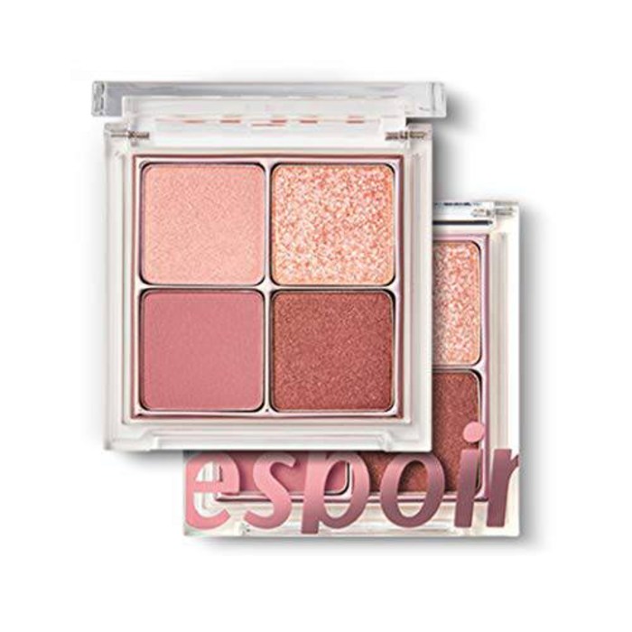 Espoir ESPOIR Real Quad Palette #2 Rosy Flat | Four Most-Loved Eye Sha, 상세내용참조, 상세내용참조