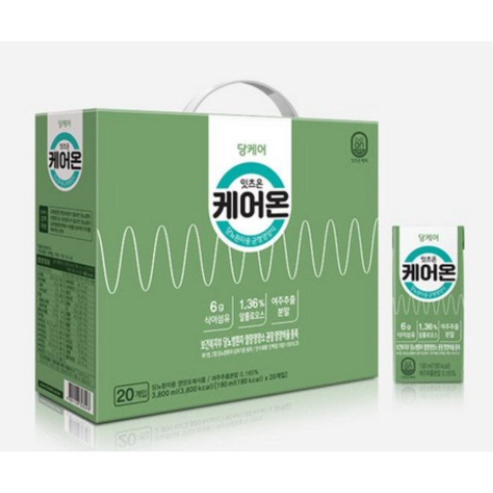 잇츠온 케어온 당케어, 190ml, 20개입 대표 이미지 - 당뇨병 추천