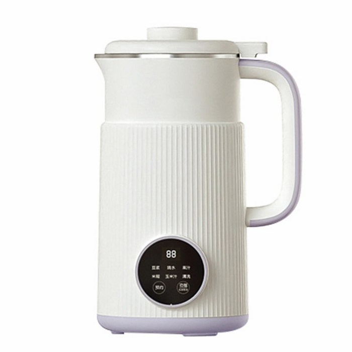 다용도 푸드메이커 죽 두유 제조기 미니 믹서기 800ml 두유기 이유식 호박죽 콩국수국물 쉐이크+믹서 화이트, PBJ001 화이트 대표 이미지 - 두유제조기 추천